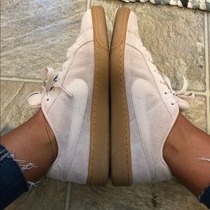 Nike suede sneakers